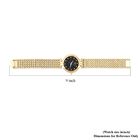 EON 1962 - Edle Armbanduhr mit natürlichen Champagner Diamanten, 8.5 cm, schweizer Uhrwerk, Edelstahl ca. 0.12 ct image number 7