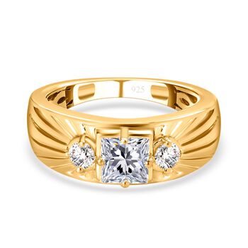 Moissanit Ring - 0,88 ct.