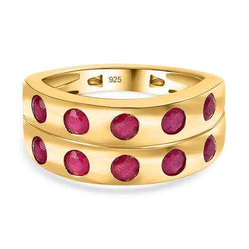AA Afrikanischer Rubin (Fissure gefüllt) Ring - 1,63 ct. image number 0