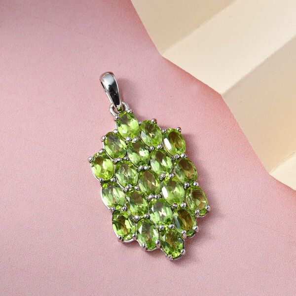 Peridot Anh&auml;nger - 7,45 ct. image number 3