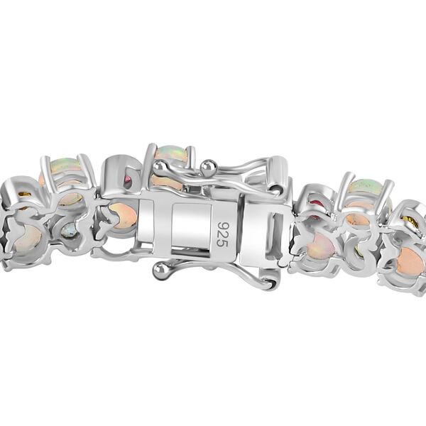 AA Nat&uuml;rliches, &auml;thiopisches Welo Opal und Multi-Turmalin-Armband image number 5