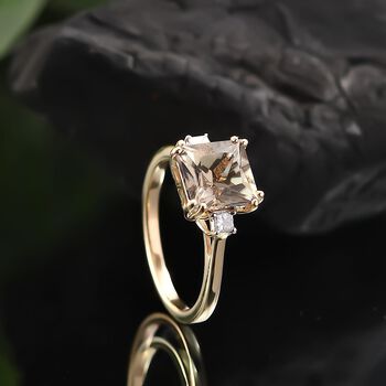 AAA Turkizit, Wei&szlig;er Diamant Ring 585 Gold (Gr&ouml;&szlig;e 17.00) ca. 3,77 ct