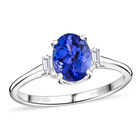 Rhapsody AAAA Tansanit und VS EF Diamant Ring - 2.10 ct. image number 0