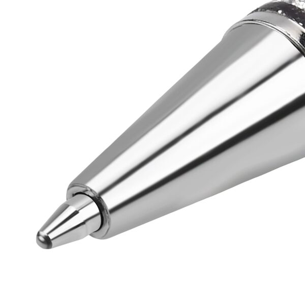 Set aus 5 Metall-Kugelschreibern im Zebra-Design mit silbernem Kopf, 14 cm, Mehrfarbig image number 3