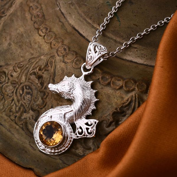 Royal Bali - Citrin Anh&auml;nger 925 Silber ca. 3.83 ct image number 1