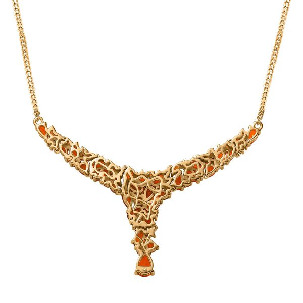 Salamanca Feueropal-Halskette, 45 cm - 4,95 ct. image number 5