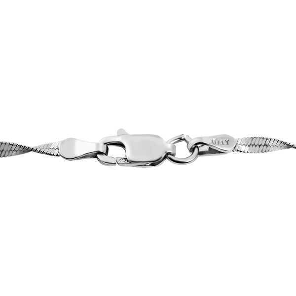 925 Silber rhodiniert Kette ca. 45 cm ca. 3,84g image number 3