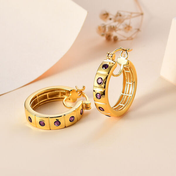 Afrikanische Amethyst-Ohrringe - 0,69 ct. image number 2