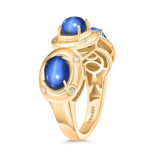 D'Joy Aurora Mondstein und Zirkon Ring - 3,27 ct. image number 4