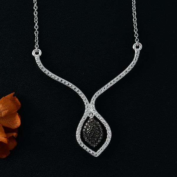 Halskette mit Champagner Diamantakzenten, 45 cm image number 1
