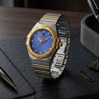 WILLIAM HUNT - Moissanit Uhren 21.5 cm Bicolor ca. 0,01 ct.