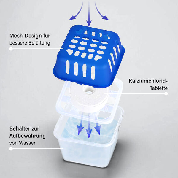 10er Set Luftentfeuchter Nachfüllpatronen, Lavendel image number 2