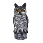 Eule Gartendekoration, Grau