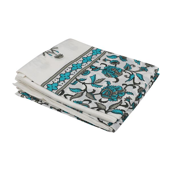 Bedruckter Baumwollvorhang, grau image number 3