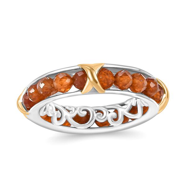 Hessonit Granat Ring - 8 ct. image number 4