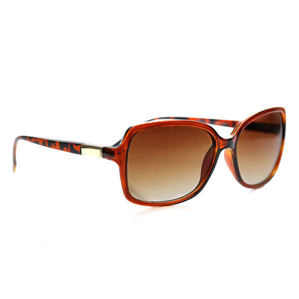 Modische Sonnenbrille mit UV Schutz, braun image number 1