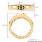 AA Natürlicher, goldener Tansanit Ring, ca. 0,44 ct. image number 6