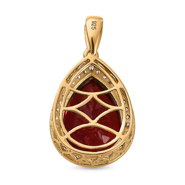 Synthetischer Padparadscha-Saphir, ca. 17,07 ct. image number 5