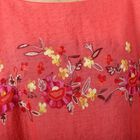 T-Shirt mit Blumen-Stickerei, Rot, Einheitsgröße  image number 3