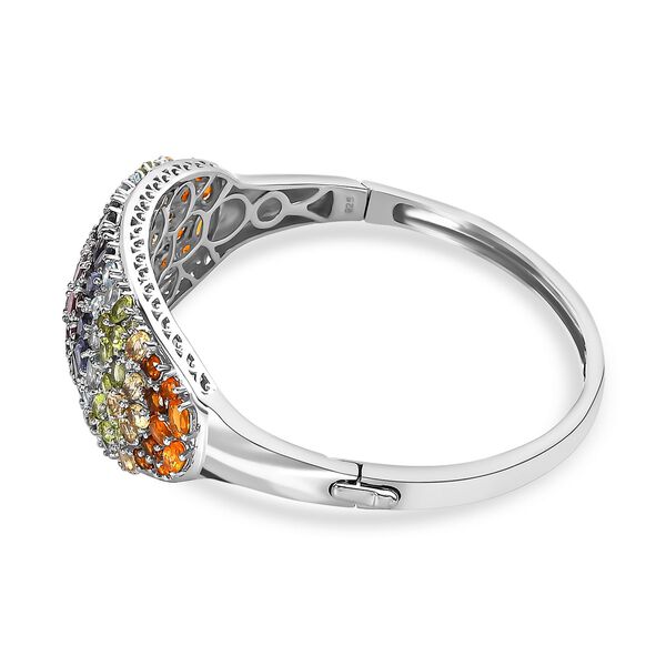 Floral Dream mehrfarbiger Edelstein-Cluster-Armreif- 18,25 ct. image number 4