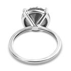 Weißer Kristall Ring, 925 Silber (Größe 20.00) image number 5