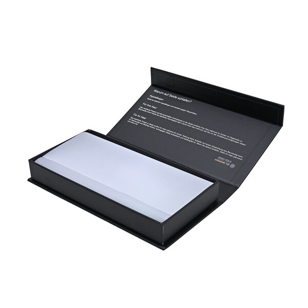 SERENITY NIGHT: 2er-Set - Kissenbez&uuml;ge aus 100% Maulbeerseide, Ros&eacute;gold&nbsp; image number 6