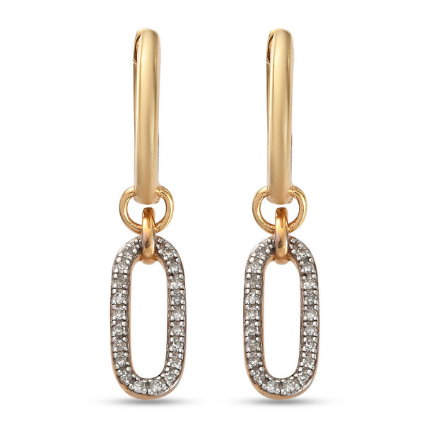 Diamant-Ohrh&auml;nger in Silber