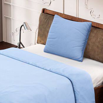 Kupferinfusion Bettw&auml;sche - 2-teiliges Set, blau