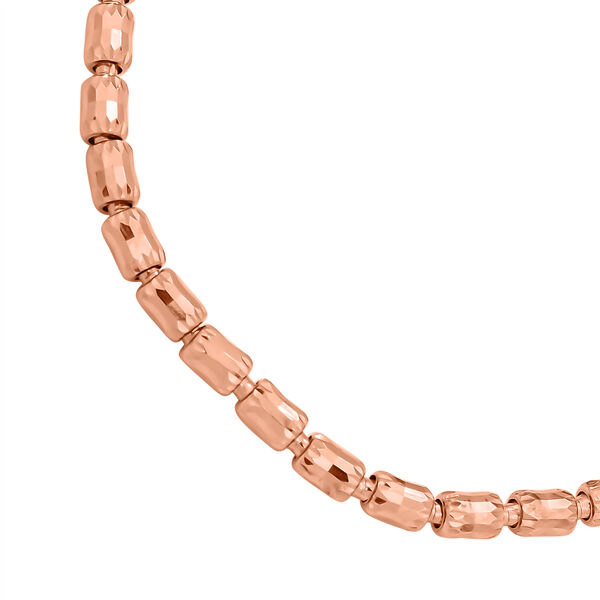 Italienische Diamantschliff Kette, ca. 50 cm 925 Silber ros&eacute;vergoldet ca. 10,79g image number 2