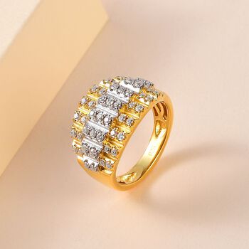 Moissanit Ring - 0,85 ct.