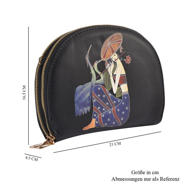 Umh&auml;ngetasche mit Multi-F&auml;chern und RFID Schutz, Geisha, 21x16,5x4,5 cm, Geisha image number 10