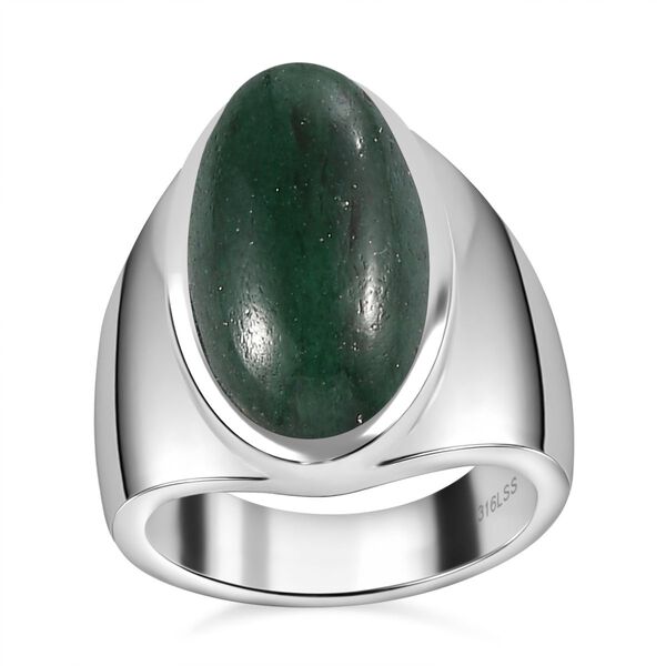 Grüner Aventurin-Ring - 9,91 ct. image number 4