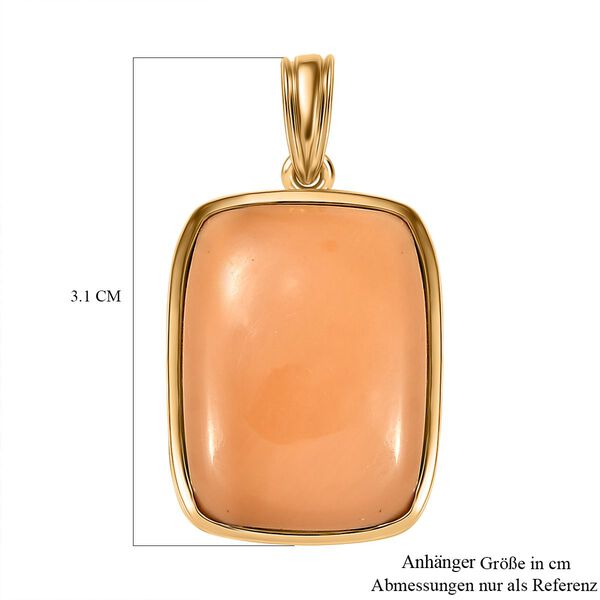 Oregon Karamell Opal Anhänger Messing ca. 12,28 ct. image number 5