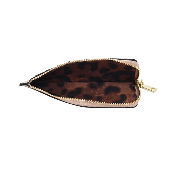 SENCILLEZ - Leder Portemonnaie mit RFID Schutz und 4 Kartenf&auml;chern, Gold image number 4