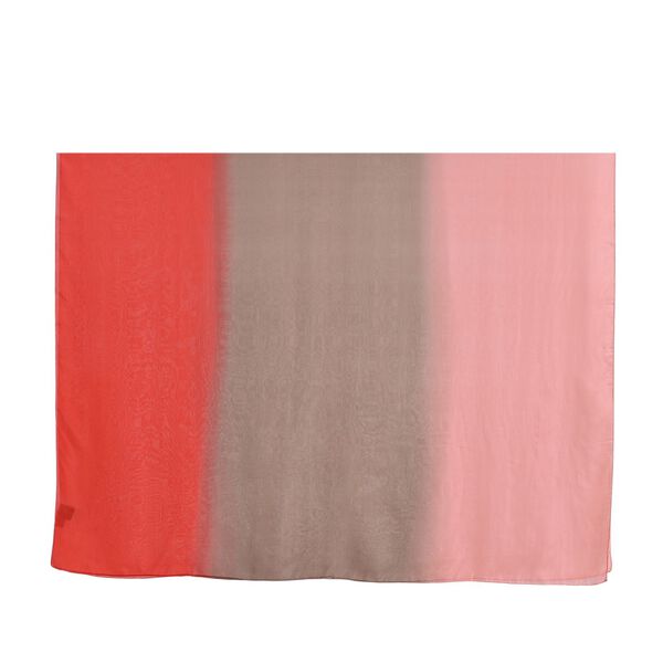 LA MAREY Signature Seidenschal aus 100% Maulbeerseide, 108 x 110 cm, Braun Rot image number 6