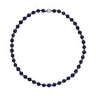 Lapislazuli Halskette, ca. 50 cm, reiner Edelstahl ca. 162,50 ct
