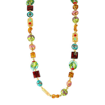 IL MURANO DI FRANCESCA - Venezia Mehrfarbiger Halskette 76 cm