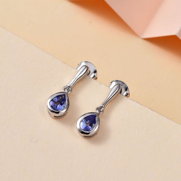 Tansanit Ohrringe - 0,61 ct. image number 2