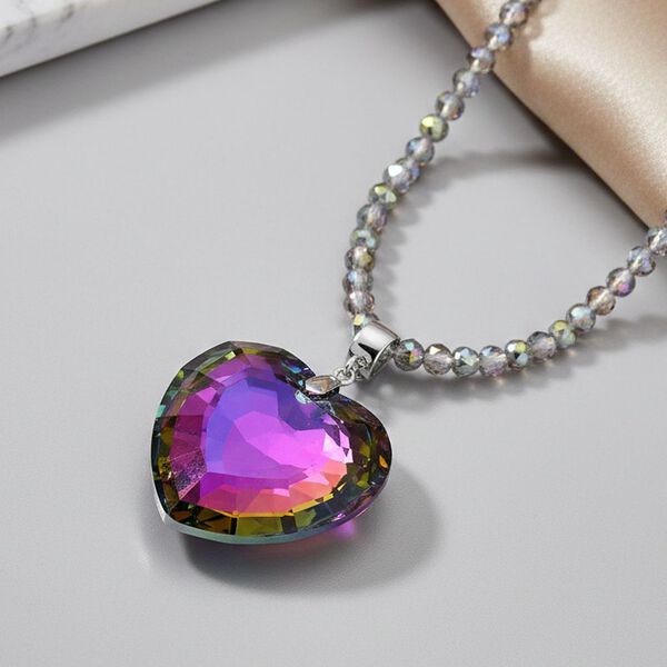 Mysticher regenbogen kristall Anh&auml;nger mit Kette ca. 60 cm + 5 cm Extender image number 1