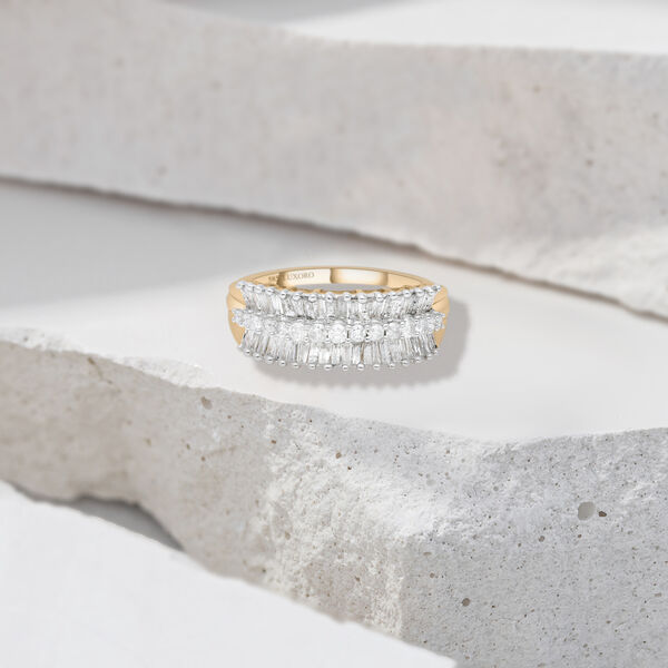 LUXORO wei&szlig;er I2-GH SGL zertifizierter Diamant-Ring - 1 ct. image number 2