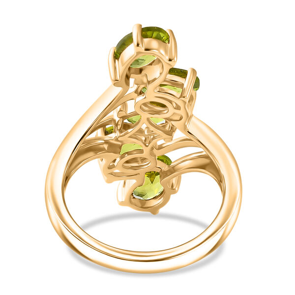 EVER TRUE Peridot Ring 950 Kupfer (Gr&ouml;&szlig;e 20.00) ca. 4,28 ct image number 5