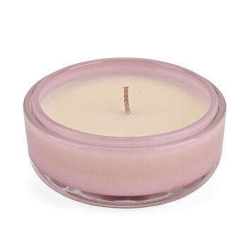 LIVMORE - Duftkerze im Glas mit Bienenmotiv,  24 Std. Brenndauer, 120g, 3,6 ml &auml;therisches &Ouml;l, Lavendel und Jasmin, Rosa