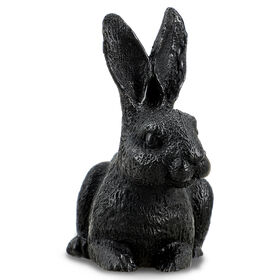 Kaninchen Schungit Figur, 10x7,8cm
