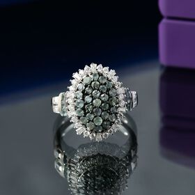 D’Joy Moissanit und Alexandrit Ring - 1,96 ct.
