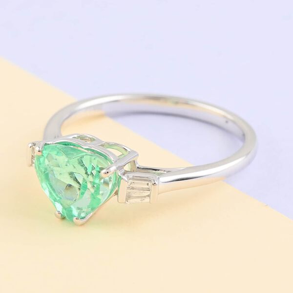 RHAPSODY AAAA Kolumbianischer Smaragd und VS Diamant Ring in 950 Platin - 1,71 ct. image number 1