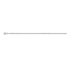 Diamantschliff Kugel Perlenkette 45cm