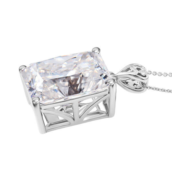 D'Joy Moissanit Anh&auml;nger mit 50cm Kette - 30 ct. image number 4