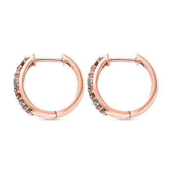 LUXURIANT SGL zertifizierte SI mehrfarbige Labor Diamant Ohrringe - 1,50 ct.