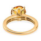 AA Serra Gaucha Citrin Ring, 925 Silber Gelbgold Vermeil, (Größe 18.00) ca. 2.60 ct image number 5