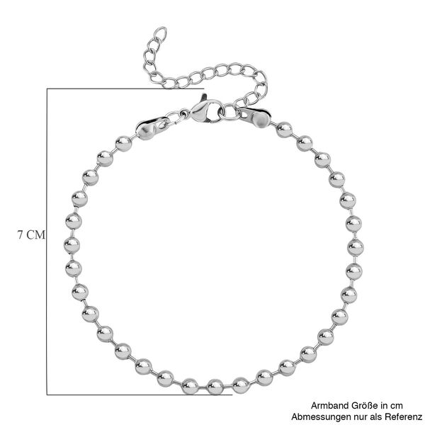Kugelperlen Armband, 20+5cm image number 5